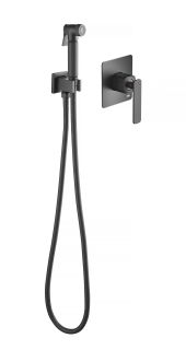 Гигиенический душ со смесителем Timo Torne чёрный 4389/03SM