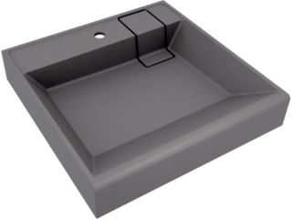 Раковина над стиральной машиной Florentina Лагуна 60см серый шёлк