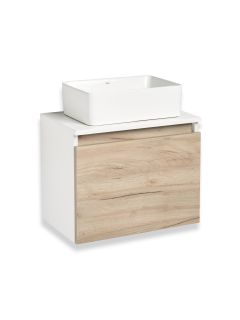 Тумба под раковину Runo крафт дуб Бари 50 (00-00001373)
