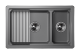 Мойка кухонная Granula Kitchen Space 7304U, АЛЮМИНИУМ