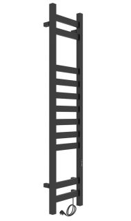 Полотенцесушитель электрический Laris Флавиа 73207657 правый П11 20x100см чёрный муар