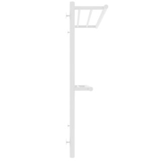 Полотенцесушитель водяной Laris Лавина 73208029БМ правый с полками П9 50x80см белый матовый