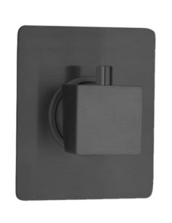 Встраиваемый дивертор Paini Dax 84PZ471 на три выхода чёрный матовый