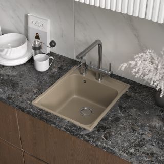 Мойка кухонная Reflexion Quadra 43-BE RF0243BE бежевый