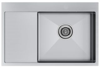 Мойка кухонная Paulmark Kroner PM217851-BSR правая брашированная нержавеющая сталь