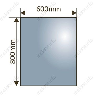 Зеркало с LED-подсветкой Melana MLN-LED005 60см