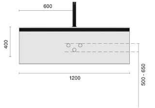 Тумба под раковину Armadi Art Quatro 790-M1-120-B-MG-LED 120 см с подсветкой Bilbao/золото матовое