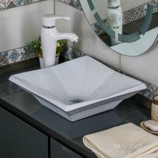 Накладная раковина Melana A562-805 42см белый