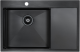 Мойка кухонная Paulmark Elde PM807851-GML левая воронёная сталь