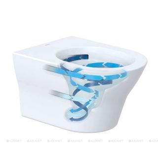 Унитаз подвесной Aquanet Cetus W Short Tornado 332171 белый