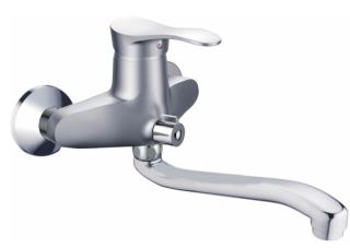 Смеситель для ванны Haiba HB2201-1 хром матовый