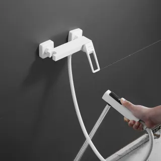 Гигиенический душ со смесителем Shevanik S6805C-1 белый