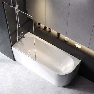 Ванна акриловая Am.Pm X-Joy W94A-170L70W-ARP 170x70 см левосторонняя с каркасом и панелью белый