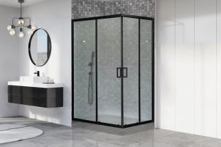 Душевой уголок Royal Bath HPD 120x80см чёрный RB8120HPD-C-BL