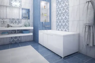 Фронтальная панель для ванны Aquanet Kupe 342785 160 см