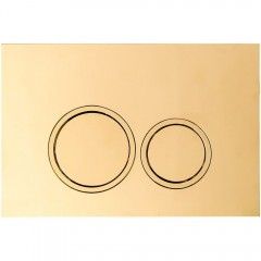 Кнопка смыва Ceruttispa CR05MG золото