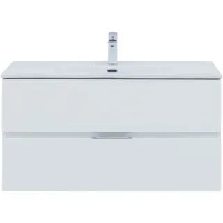 Тумба под раковину Aquanet Алвита New 277518 100 см белый матовый