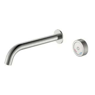 Автоматический смеситель для раковины Boheme Tech 158/2-NB брашированный никель