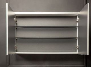 Зеркальный шкаф Armadi Art Vallessi 80см антрацит глянец 547-A glossy