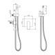 Гигиенический душ со смесителем Splenka S30.53 хром