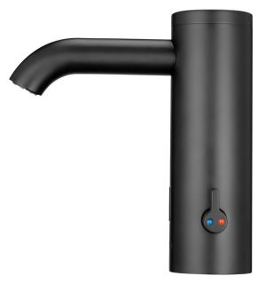 Сенсорный смеситель для раковины Swedbe Europe 6010B с ручной регулировкой температуры воды чёрный