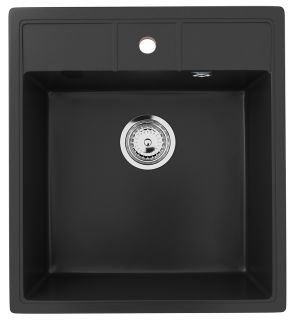 Кухонная мойка Ulgran Classic U-406-344 ультра-чёрный