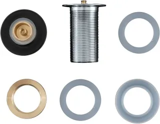 Донный клапан Aquane 330953 без перелива чёрный матовый