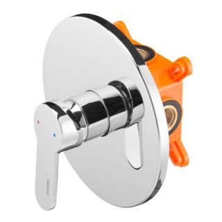 Встраиваемый смеситель Swedbe Platta 5523 подключение на один выхода хром