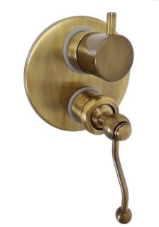 Встраиваемый смеситель для ванны Paini Duomo 88F36911 старая бронза