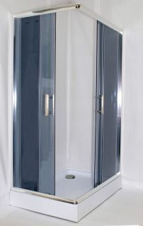 Душевой уголок Parly ZQ121G с поддоном 120x80см хром