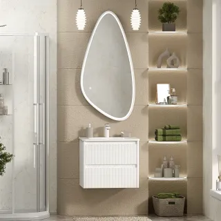 Подвесная тумба под раковину Brevita Riva 60 УТ000026196 белый