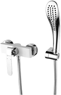 Смеситель для ванны Lemark Melange LM4933CW белый/хром