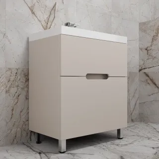 Напольная тумба под раковину Style Line Матис ЛС-00002434 70 см кремовый