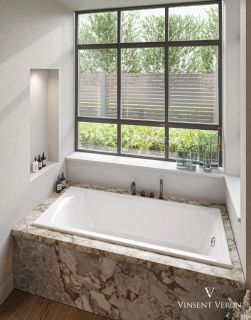 Ванна чугунная Vinsent Veron Devon VDV1807545 180x75см без отверстий для ручек