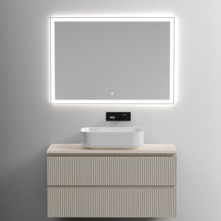 Столешница для ванной комнаты Sancos TT100A2 100см без отверстия под смеситель kreman