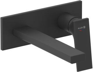 Смеситель для раковины Kludi Decus 542443975 чёрный матовый