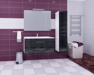 Зеркальный шкаф с подсветкой СанТа Стандарт 113018 90см белый