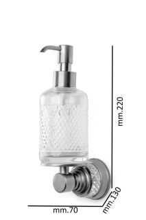 Дозатор для жидкого мыла Boheme Aura 10247-G золото