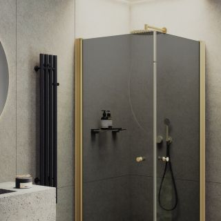 Душевой уголок MaybahGlass MGY-1300-3 90x90см золото