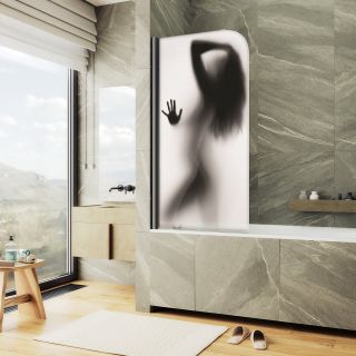 Шторка на ванну MaybahGlass ФП015 MGV-929-ФП015-6 70см фотопечать