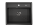 Мойка кухонная Granula 6051, ЧЕРНЫЙ МАТОВЫЙ