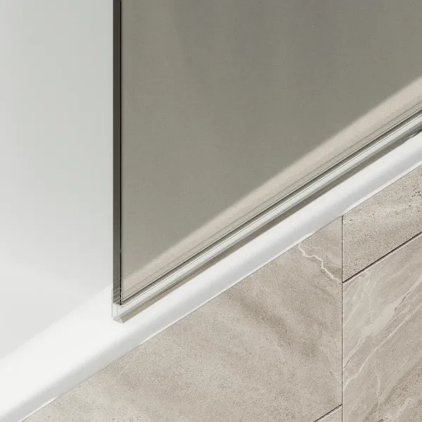 Шторка на ванну MaybahGlass MGV-625-2 80см бронза