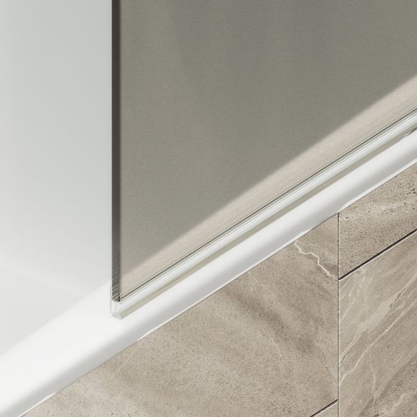 Шторка на ванну MaybahGlass MGV-785-2 70см бронза