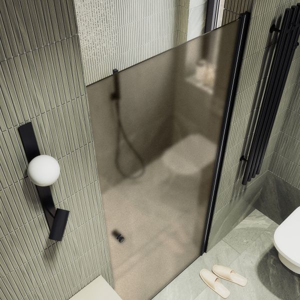 Душевая дверь MaybahGlass MGD-805-6 80см чёрный