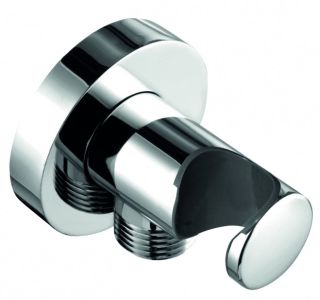 Шланговое подключение Kludi A-QA с держателем для душа хром 6054705-00