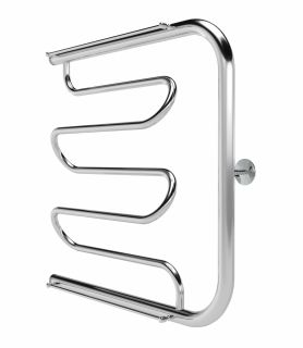 Полотенцесушитель водяной Indigo Фокстрот Liana FLW60-80P с полкой 60x80 см хром