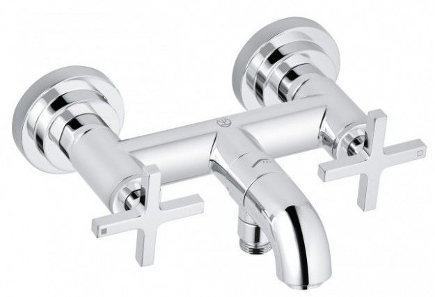 Смеситель для ванны и душа Kludi Nova Fonte Classic хром 205400520