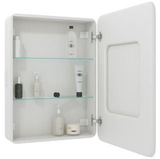 Зеркало-шкаф с подсветкой Art&Max Platino правый 55см белый AM-Pla-550-800-1D-R-DS-F