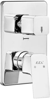 Смеситель для ванны E.C.A. Tiera 102167305EX-K хром