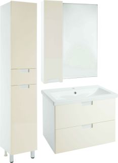 Зеркало-шкаф Bellezza Пегас 50см левый бежевый 00000011157